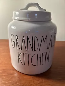 Rae Dunn Cookie Jar GRANDMA'S KITCHEN Canister 6 x 8.5 in - Picture 1 of 8
