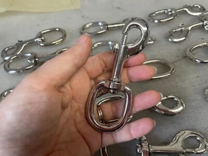 Giant 4.25" Swivel Hooks USA Made 1980 Deadstock 5.95 Each - Picture 1 of 4