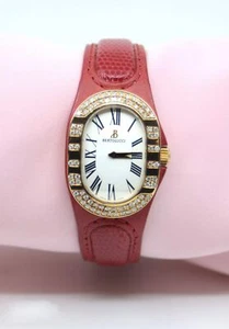Ladies Bertolucci 18K Yellow Gold with factory Diamond Bezel Watch - Picture 1 of 6