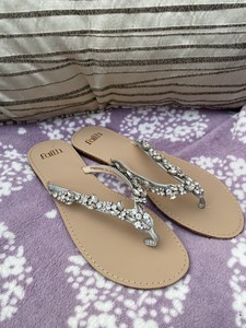 faith silver sandals