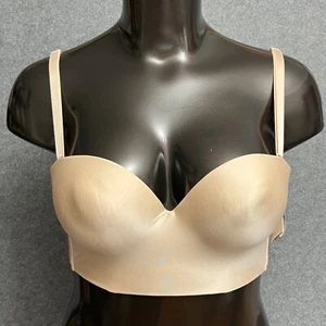 Felina 38C Convertible Longline Multiway T-shirt Wireless Bra Beige NWT - Picture 1 of 9