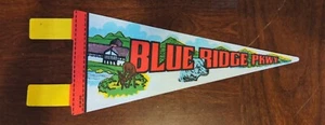 Vintage NOS 10" Souvenir Felt Pennant Blue Ridge Parkway - Picture 1 of 1