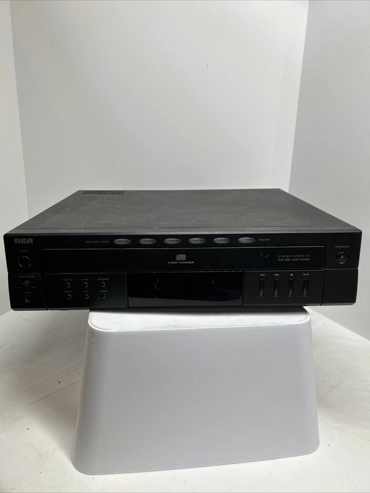 🔥RCA RP-8075RS 5-Disc Carousel CD Player Changer NO Remote - FOR PARTS ONLY - Image 1 of 4