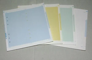100 sheets of printable Personal Filofax/Organizer paper. Preperforated & precut - Picture 1 of 4
