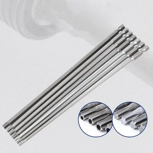 Torx Schraubendreher Bit Set T8-T50 Sechskant Sicherheit Magnetkopf 65-200 mm extra lang - Bild 1 von 12