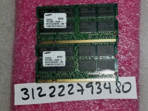 1GB KIT 2 x 512MB 2RX8 DDR NON-ECC PC2100 266MHz 266 200PIN DUAL RANK 32X8 - Picture 1 of 1