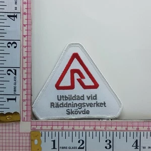 Rescue School Utbildad Vid Räddningsskolan Skövde Patch Crest Badge Logo - Picture 1 of 1