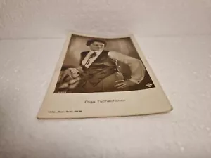 ANTIGUA POSTAL ARTISTA OLGA CHECKOWA AÑOS 20 - Imagen 1 de 5