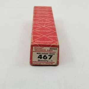 Starrett vintage número Medidor de grosor 467, 13 hojas - Imagen 1 de 7