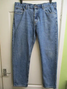 FARAH MENS BLUE DENIM JEANS W40 L32 - Picture 1 of 4
