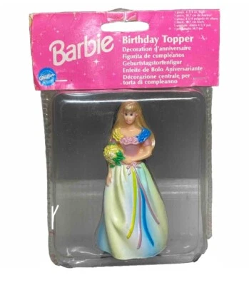 Vintage Barbie Wilton Birthday Cake Topper 4” Decoration 1997, New (Box Damage) - Image 1 of 4