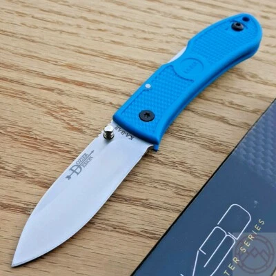 KA-BAR Hunter Lockback Folding Knife 3" AUS-8A Stainless Blade Zytel Handle - Image 1 of 4