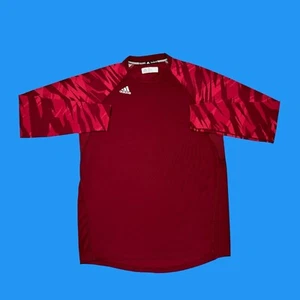 Adidas Para Hombres Talla 3XL Fútbol Entrenamiento Rayas Compresión Rojo Manga Larga Camisa - Imagen 1 de 15
