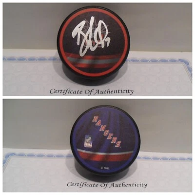 Blake Wheeler Autographed Signed New York Rangers Puck COA - Reverse Retro Puck - Image 1 of 3