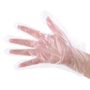 300Pcs Food Grade PE Clear Disposable Gloves for Food Cleaning Catering Beauty - Picture 1 of 11