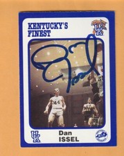 Dan Issel Kentucky Wildcats AUTO Signed 1988 Card #166 HOF Batavia Illinois 9S