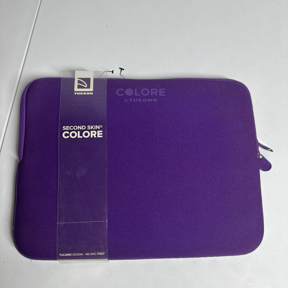 Новый с Ярлыками Tucano цвет второй кожи рукав для 13 дюймов и 14 дюймов ноутбука фиолетовый - Изображение 1 из 4