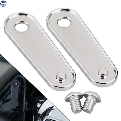 Placas de estribo cromadas para pasajeros de EE. UU. para Harley Tri Glide Ultra Classic Foto 1 de 4