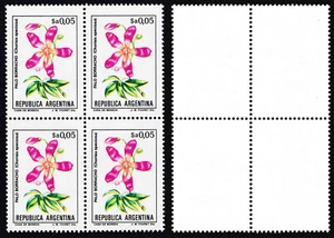 Argentina MNH 1983 Flores Block de 4 sellos Michel nº 1635 Yvert 1352 - Imagen 1 de 1