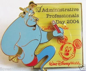 Disney Administrative Professionals Day Genie Artist Proof AP Pin - Picture 1 of 2