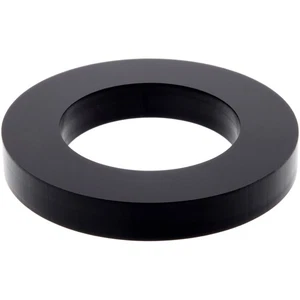 Plymor Black Acrylic Sphere Thin Display Holder Stand, 0.375" H x 2.5" W - Picture 1 of 1