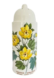 Portmeirion Muffineer Sugar Shaker Jar Cotton Plant Herb Design VTG - Picture 1 of 8