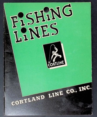 Antiguo catálogo de líneas de pesca Cortland Line Co. 1937 Foto 1 de 4