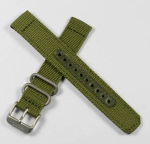 GENUINE SEIKO 18MM TOUGH NYLON WATCH STRAP GREEN 4K11JZ OFFICIAL STOCKIST - Picture 1 of 4
