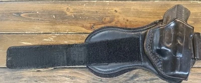  Alessi Black Leather Ankle Holster Rig For GLOCK  27  Right - Image 1 of 4