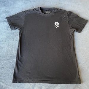 Zero Foxtrot Viva Las Vegas Short Sleeve Black Logo Skull T-Shirt Medium - Picture 1 of 10