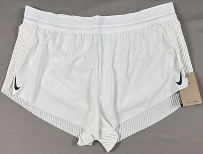 Nike Dri-Fit ADV Aeroswift 3" Running Shorts White FN2328-085 Women’s Sz XL NWT - Image 1 of 4