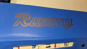 VTG Rummikub Rummy-Cube Game - Complete Set - Made in Israel - Faux Wood Rack - Picture 1 of 3