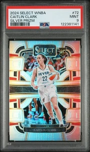 Caitlin Clark 2024 Select WNBA Concourse SILVER #72 RC Rookie (Fever) PSA 9 MINT - Picture 1 of 2