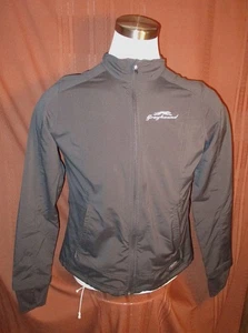Greyhound Bus Women's Full-Zip Track Jacket, Black, Charles River, Size L, EUC - Picture 1 of 4