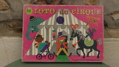 Jeu ancien le loto du cirque année 70 environ assez rare - Photo 1/4