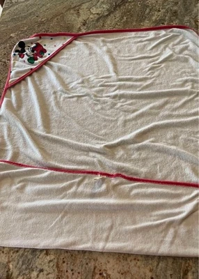 Vintage Dundee Walt Disney Mickey Mouse Hooded Baby Towel - Image 1 of 3