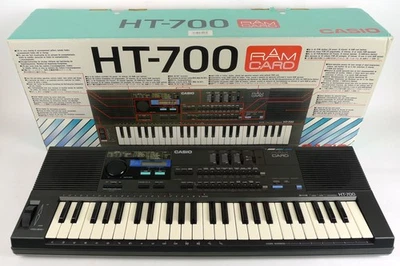 Casio HT-700 Pulse Code Modulation Vintage Programmable Keyboard Synthesiser - Image 1 of 4