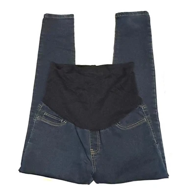 Pantalones de mezclilla ajustados de panel completo Liz Lange Maternity para mujer 8-10 Foto 1 de 4