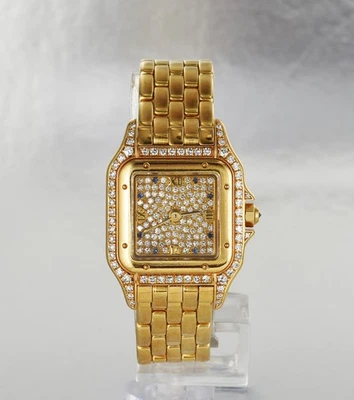 Ladies' Cartier Panthere Quartz watch in 18K Yellow Gold w/Diamonds Ref.8057915 - Image 1 of 4