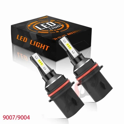 For Volvo VNL 2000-2003 2pcs 9007 LED Headlight High/Low Beam Bulbs Kit Foto 1 de 4