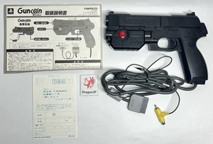 Namco GunCon NPC-103 Light Gun Con Controller Black Tested Playstation PS1 - Picture 1 of 3