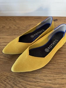 Rothy's The Point Ringelblume Strickstoff spitz zulaufend Slipper Ballerinas US 8,5 - Bild 1 von 7
