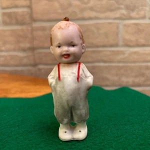 Rare Germany Made Bisque Antique 2 faced Nodder Bisque Figurine 3.4” Tall - Picture 1 of 5