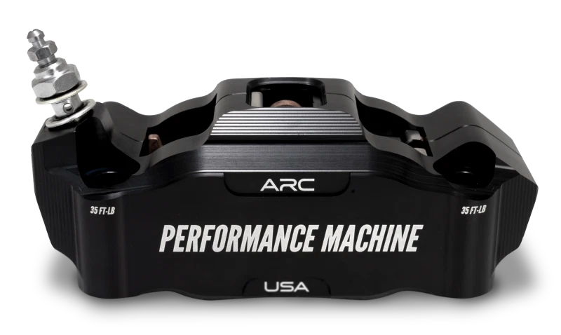 Performance Machine Fits 125 X4 Race Series Radial Mount Caliper - Right - Black - Image 1 of 1