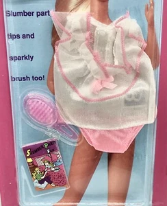 1993 Barbie Sleep & Fun Fashion Pink Nightgown Nightie Set Mattel #68021 NEW VTG - Picture 1 of 4