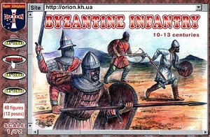 Orion 72044 - 1/72 - 10-13th Century Byzantine Infantry Plastic Kit 48 Figures - Picture 1 of 10