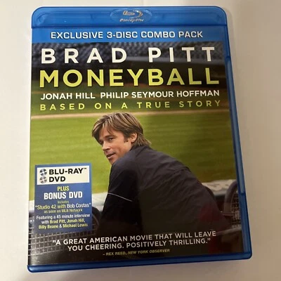 Moneyball 3-Disc Combo Pack Blu-ray + DVD + Bonus DVD (2011) - Image 1 of 4