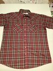 Big & Bridle Men’s XXL Long Sleeve Plaid Button Down Shirt  With Pearl Snap.