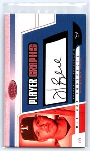 2003 Fleer Hot Prospects #P-HB Hank Blalock PlayerGraphs Red Hot #/100 - Picture 1 of 2
