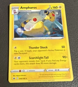 Pokemon Chilling Reign Ampharos 049/198 Pokémon Card HP 160 - Picture 1 of 2